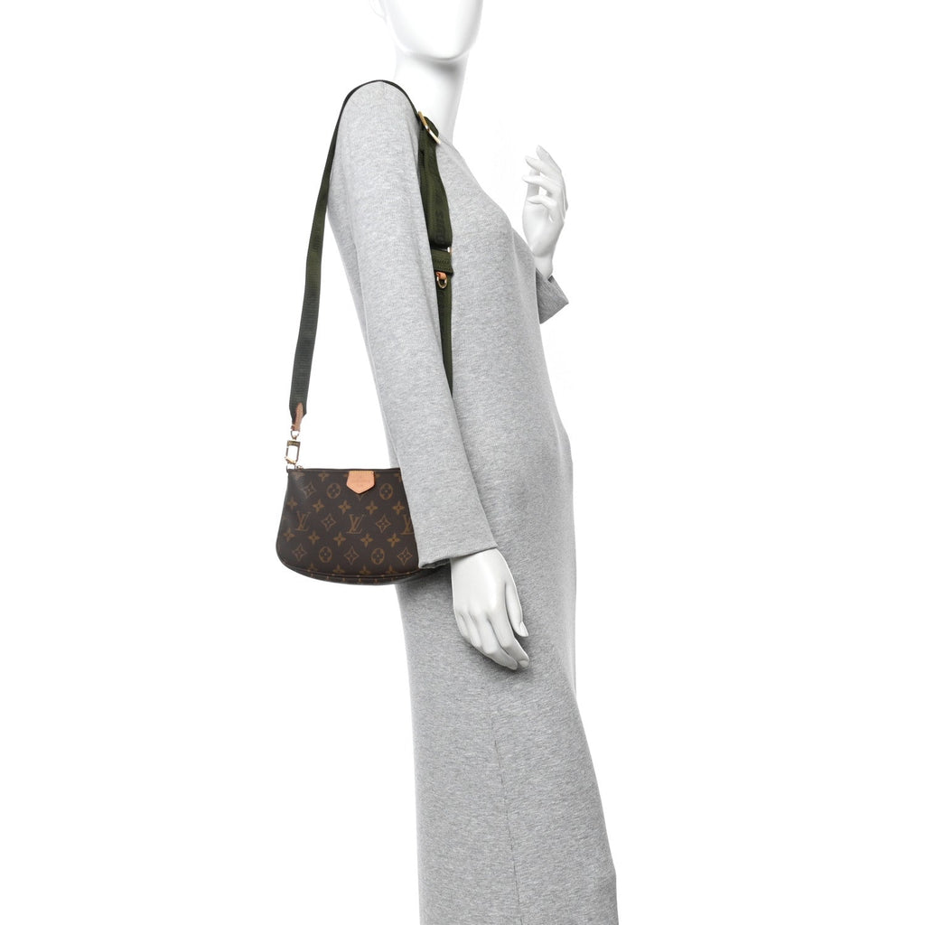Monogram Multi Pochette Accessories Large Pochette Kaki