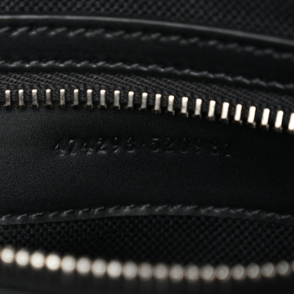 Soft GG Supreme Monogram Web Belt Bag Black Grey