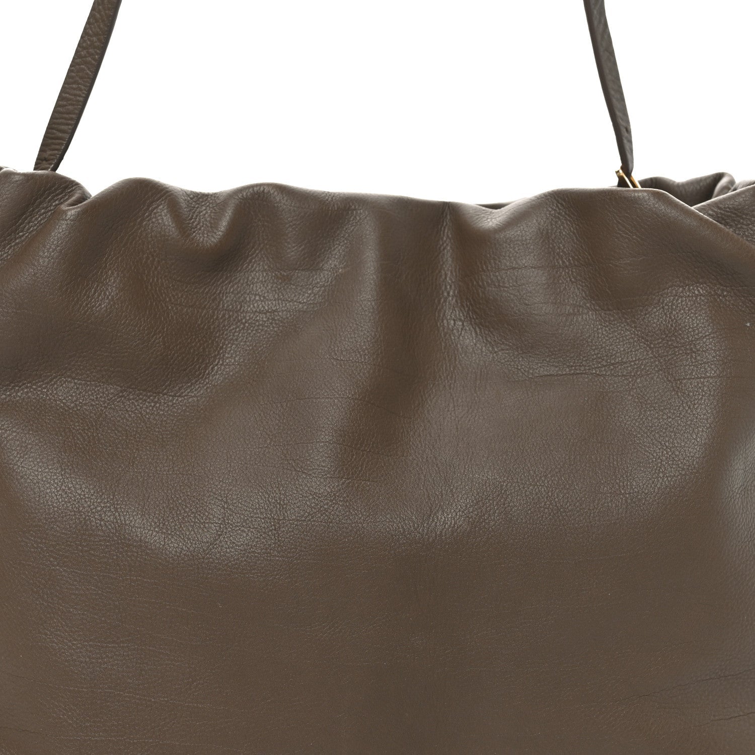 Goatskin XL Bourse Bag Brown Melange