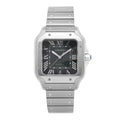 Stainless Steel 39.8mm Santos De Cartier Automatic Watch Green