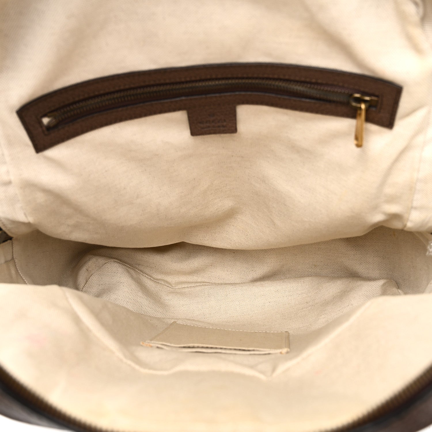 GG Supreme Monogram Medium Ophidia Day Backpack Brown