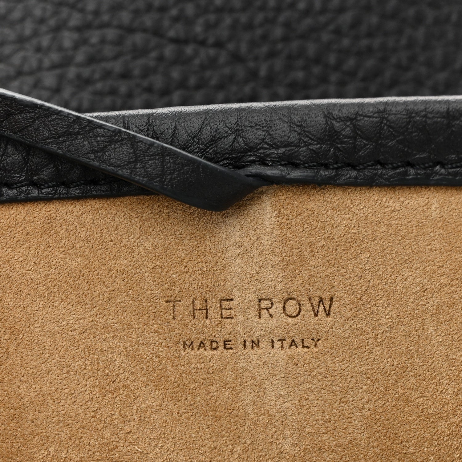Grained Calfskin Small N/S Park Tote Midnight