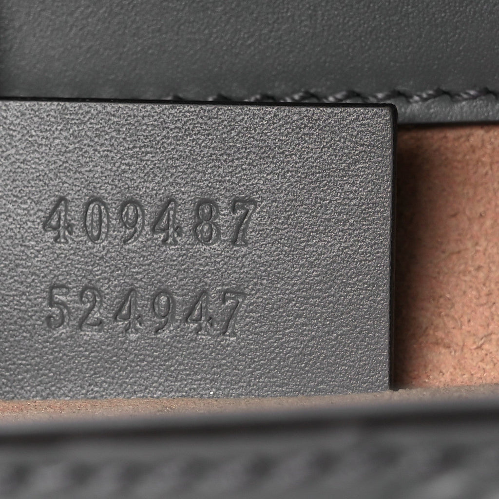 Guccissima Small Padlock Shoulder Bag Grey