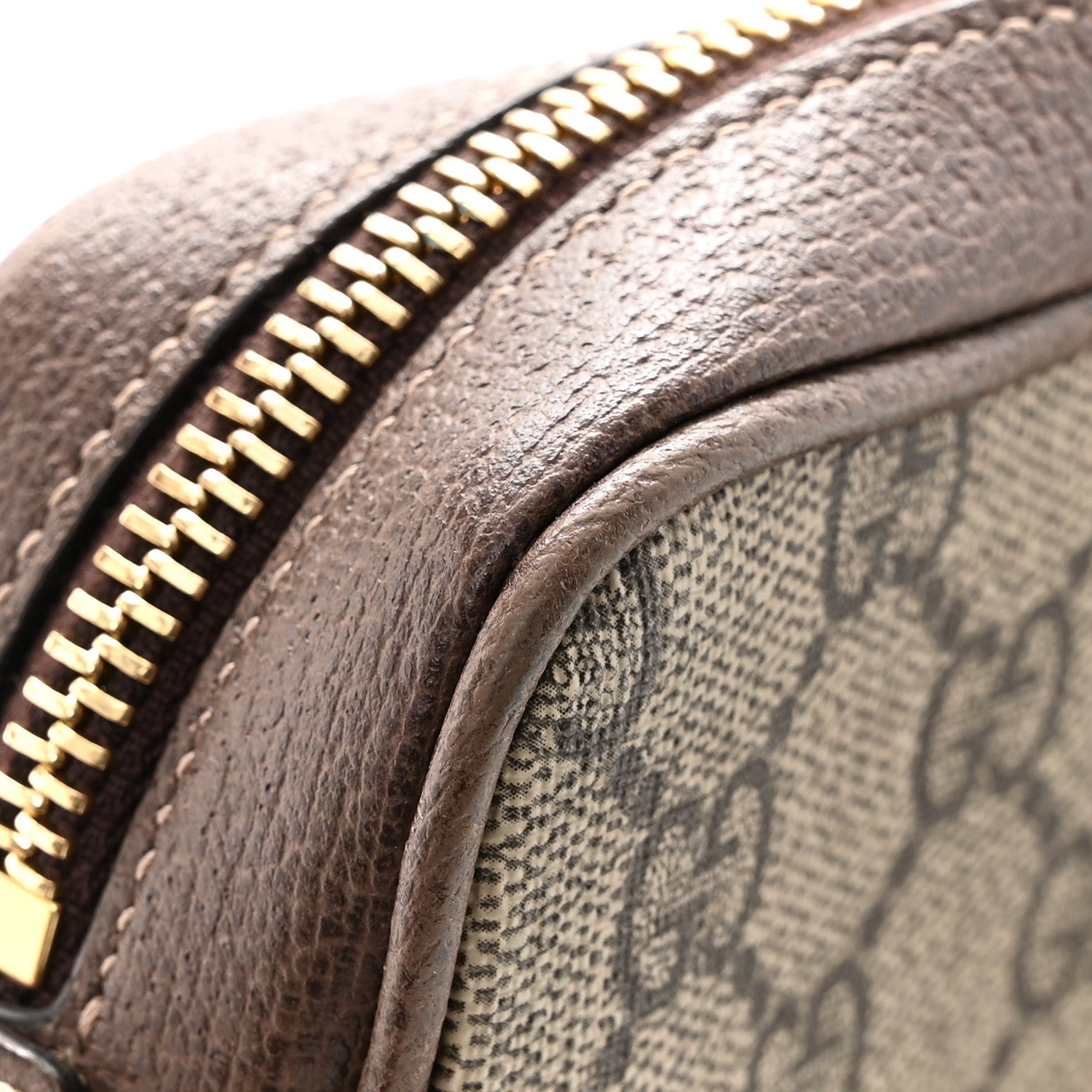 GG Supreme Monogram Web Mini Ophidia Shoulder Bag Brown