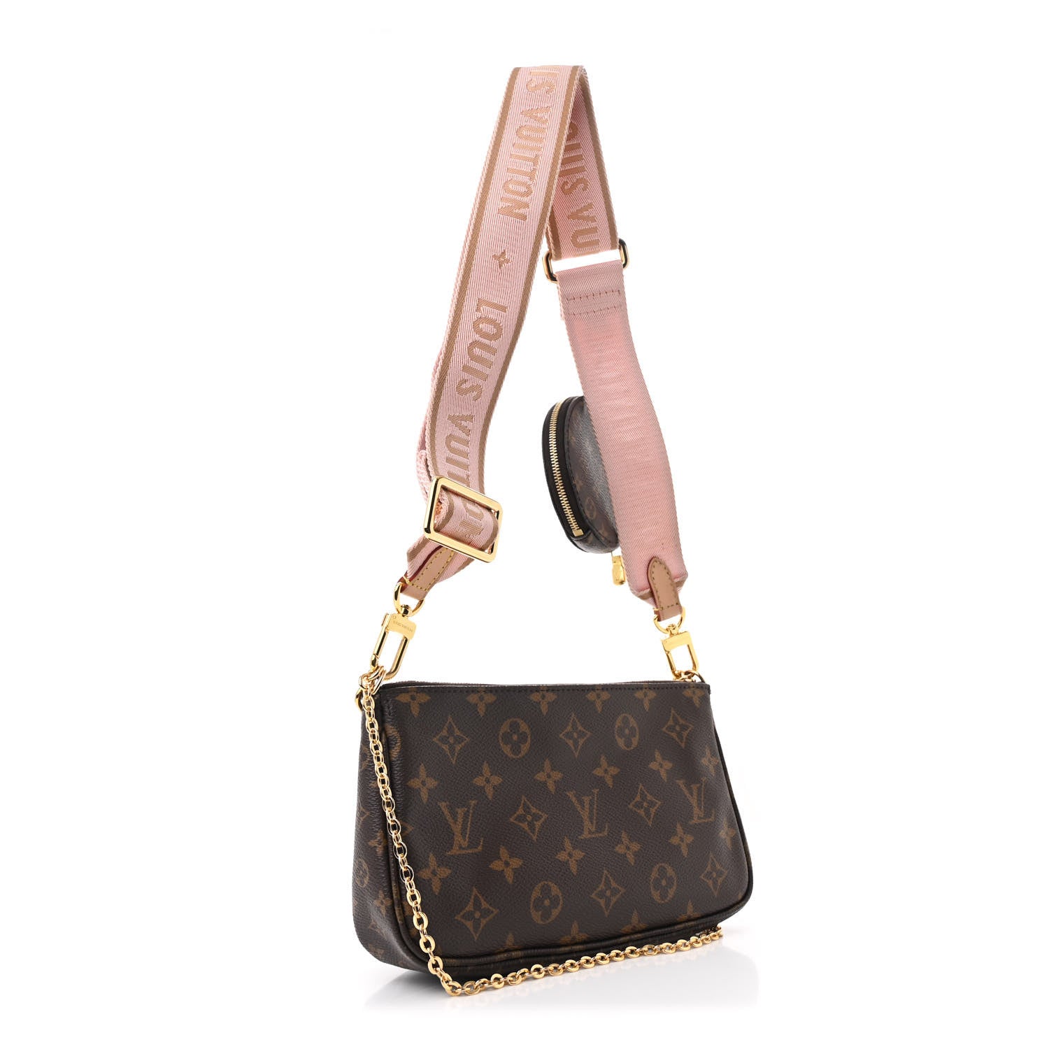 Monogram Multi Pochette Accessories Rose Clair