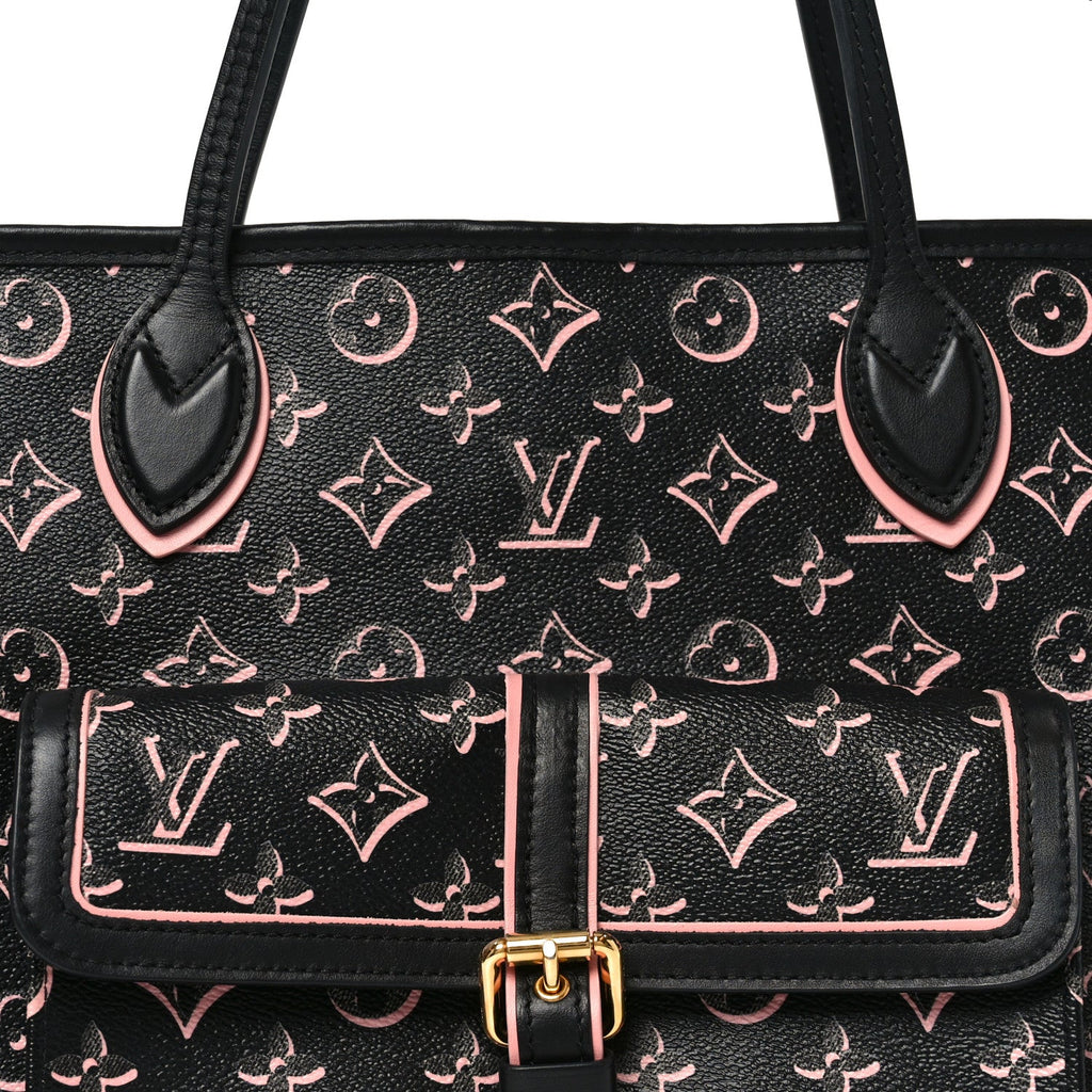 Monogram Fall For You Neverfull MM Black