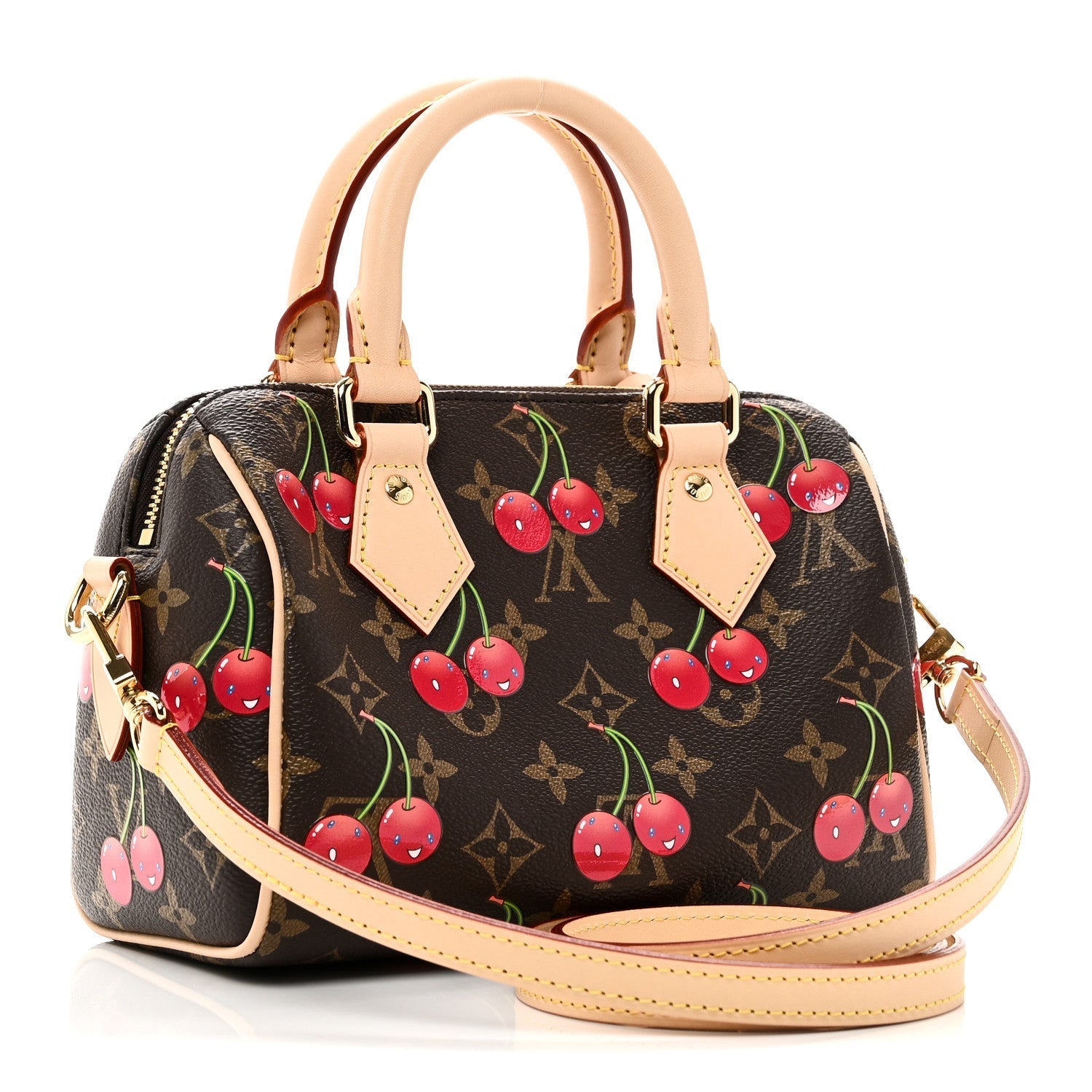 LV X TM Monogram Cerises Speedy Bandouliere 20