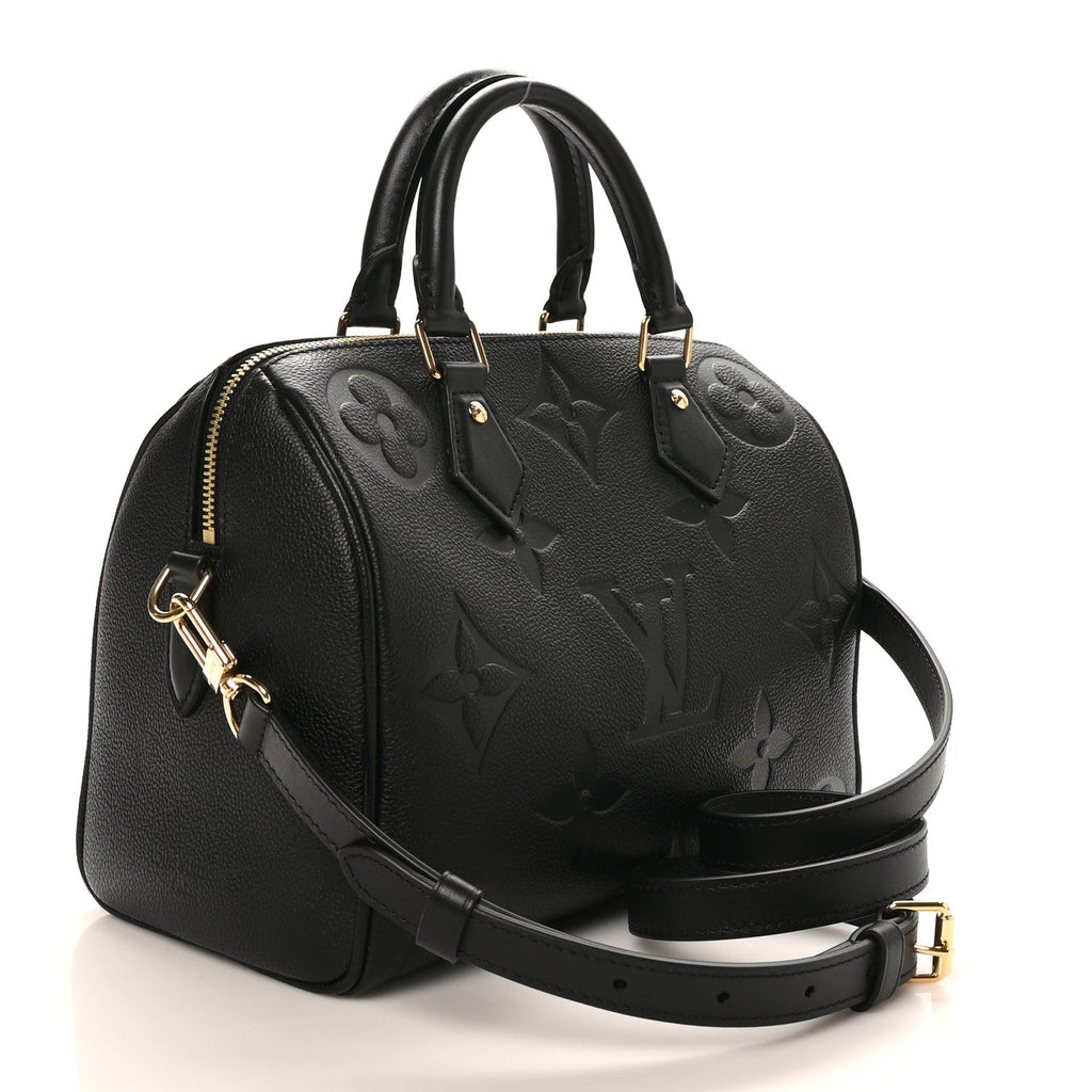 Empreinte Monogram Giant Speedy Bandouliere 25 Black