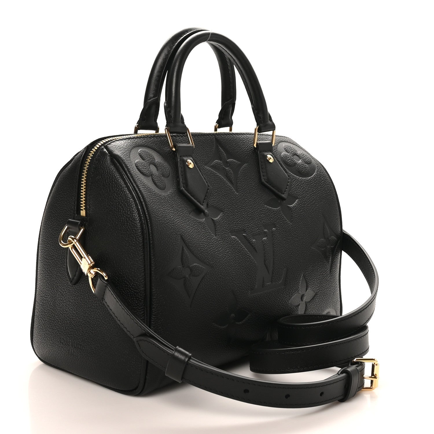 Empreinte Monogram Giant Speedy Bandouliere 25 Black