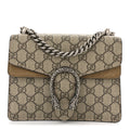 GG Supreme Monogram Mini Dionysus Shoulder Bag Taupe