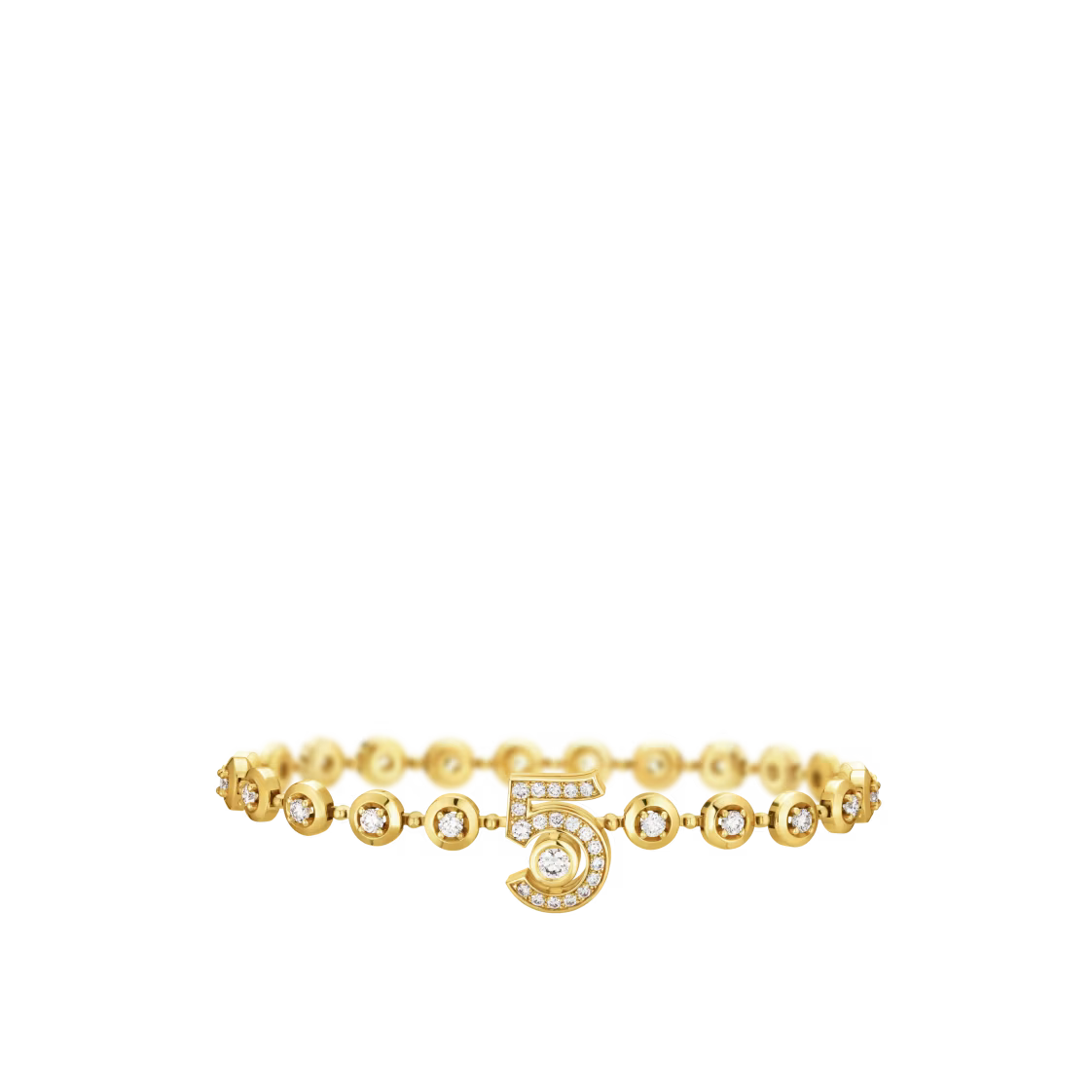 Chanel Eternal N鎺� Diamond Line Bracelet