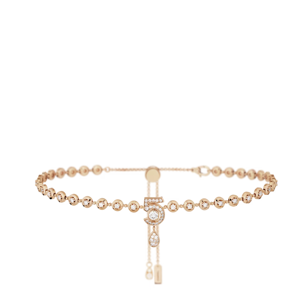 Chanel Eternal N鎺� Diamond Line Necklace