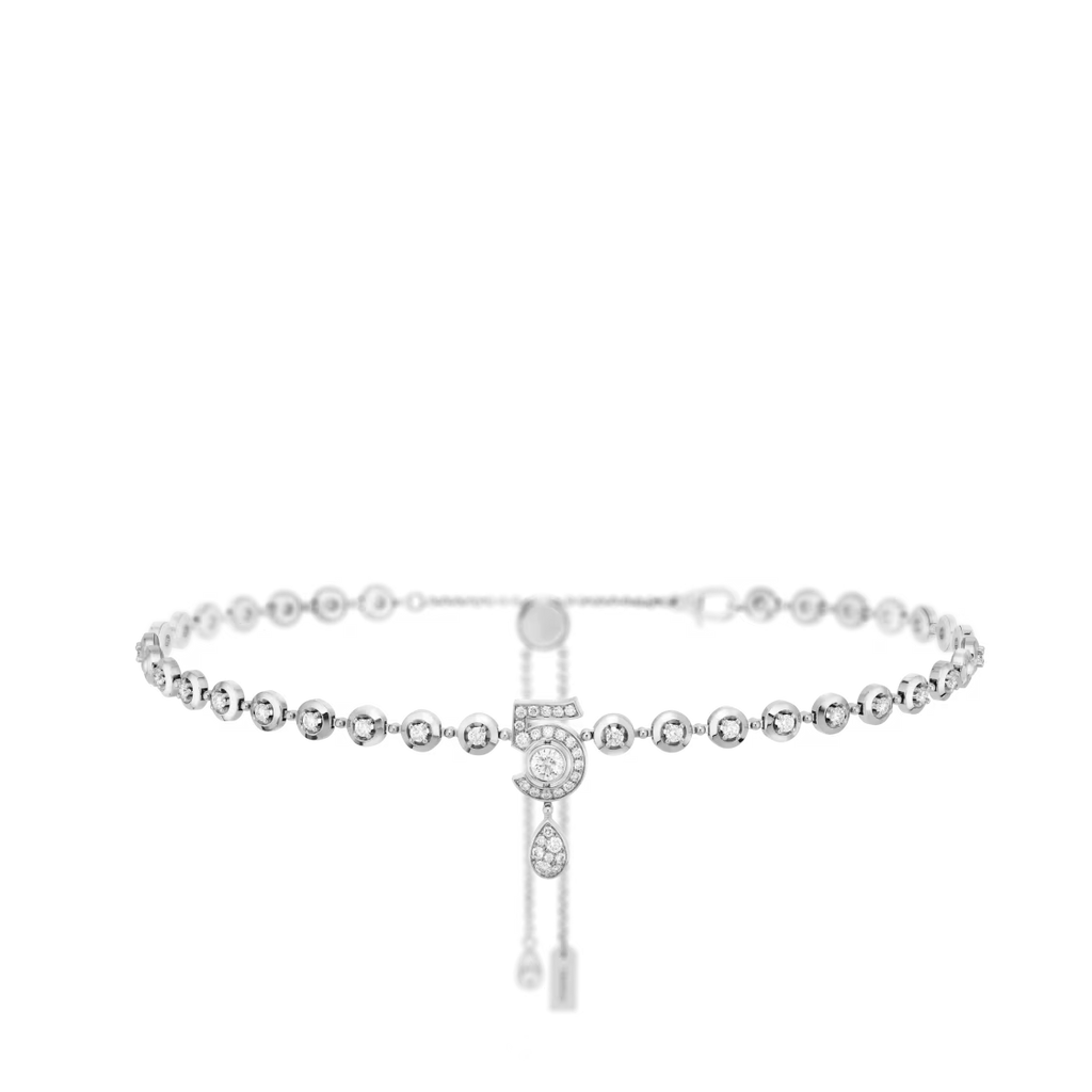 Chanel Eternal N鎺� Diamond Line Necklace
