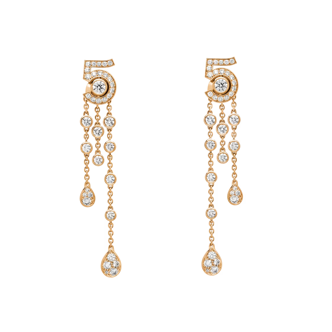 Chanel Eternal N鎺� Transformable Earrings