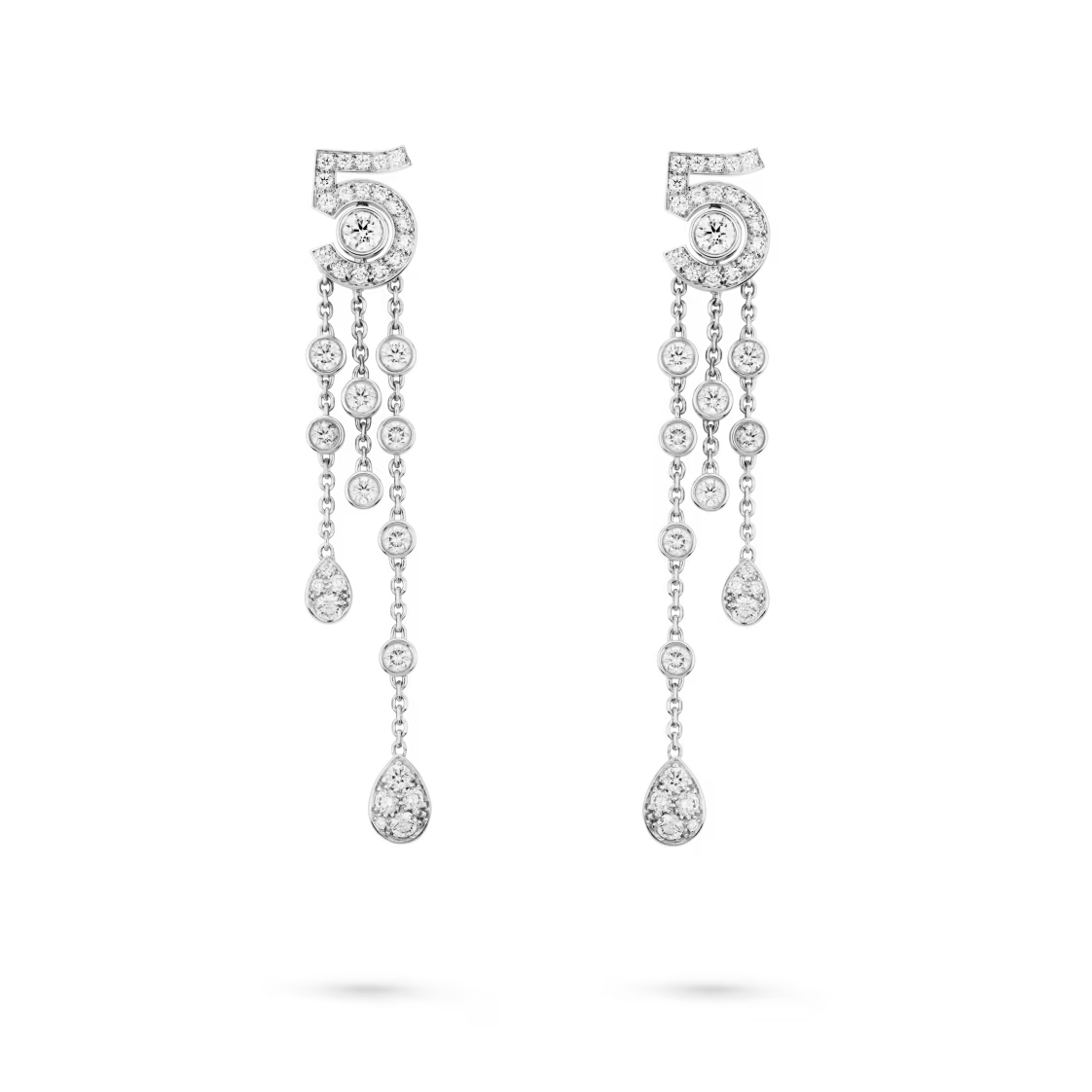 Chanel Eternal N鎺� Transformable Earrings