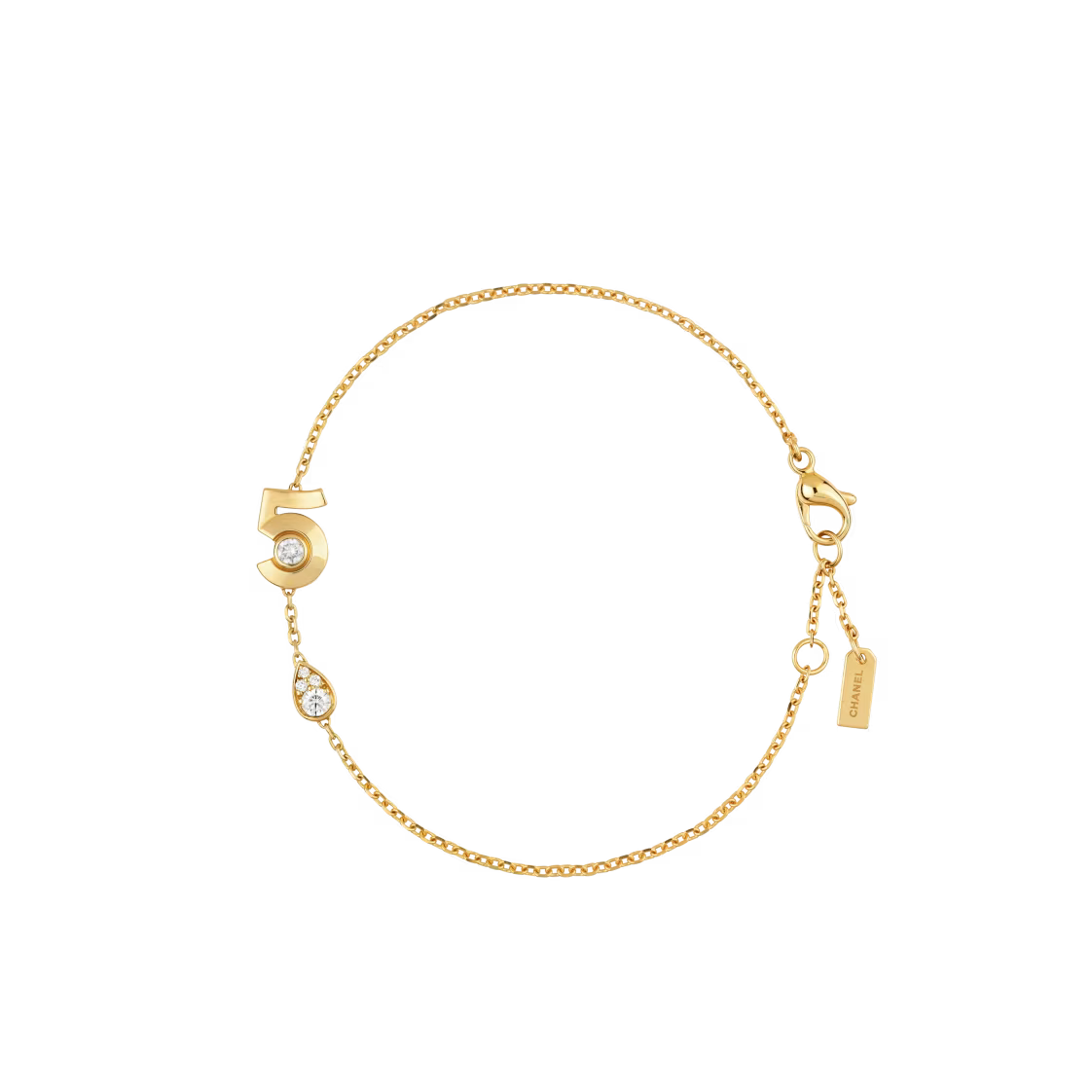 Chanel Extrait de N鎺� Bracelet Diamond