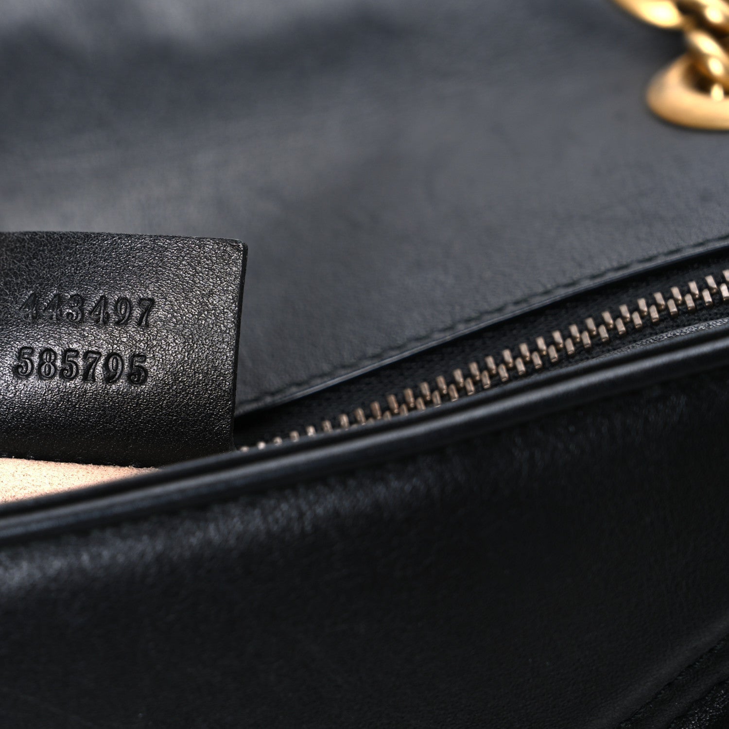 Calfskin Matelasse Small GG Marmont Shoulder Bag Black
