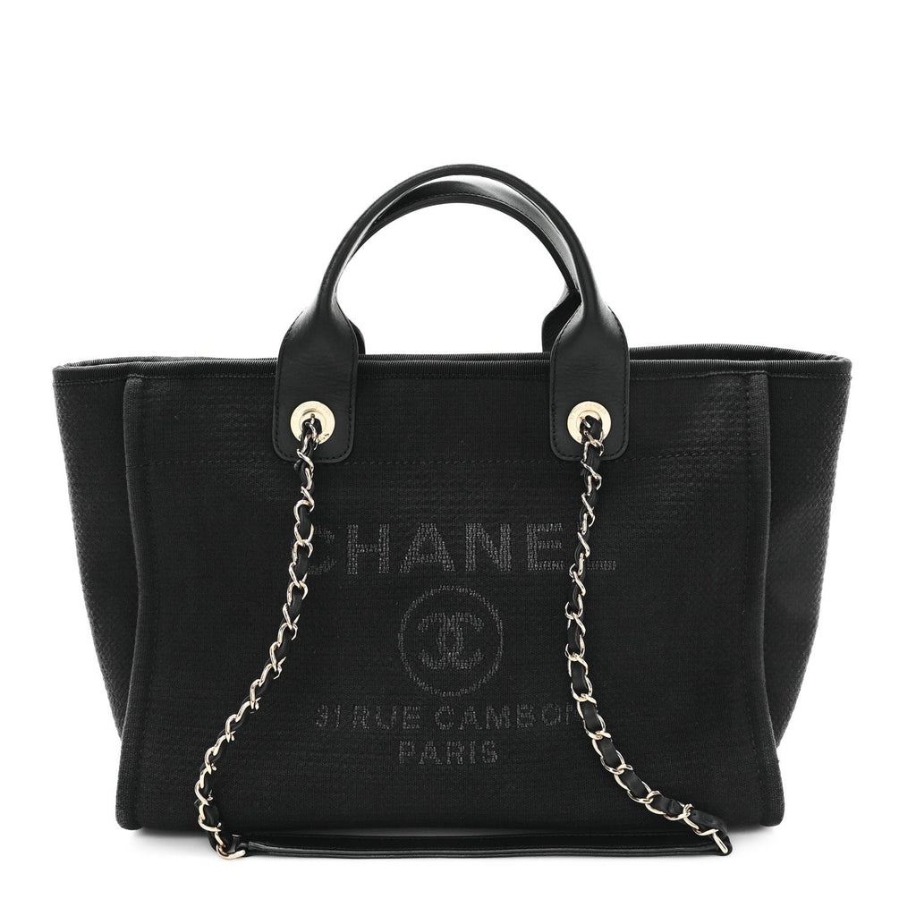 Mixed Fibers Small Deauville Tote Black