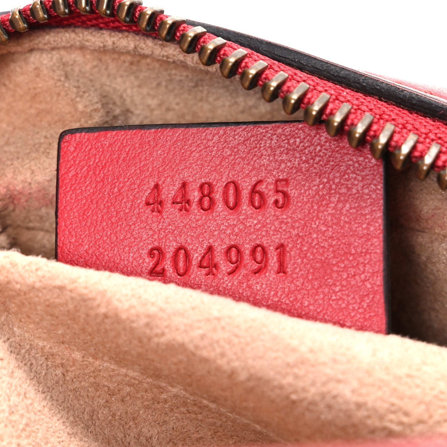 Calfskin Matelasse Mini GG Marmont Chain Shoulder Bag Hibiscus Red