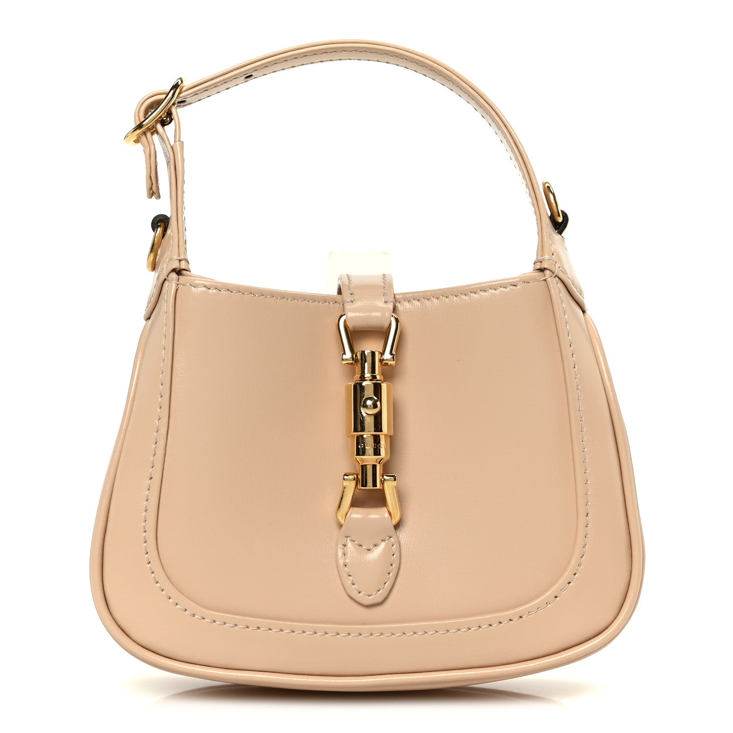Boarded Dyana Lux Calfskin Nano Jackie 1961 Hobo Souffle Rose