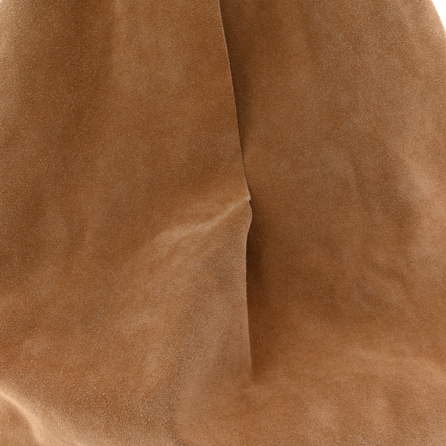 Suede Bindle Bag Warm Beige