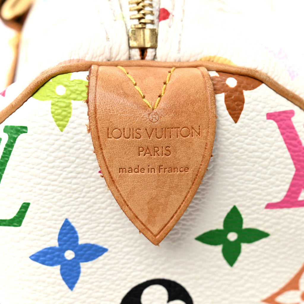 Monogram Multicolor Speedy 30 White