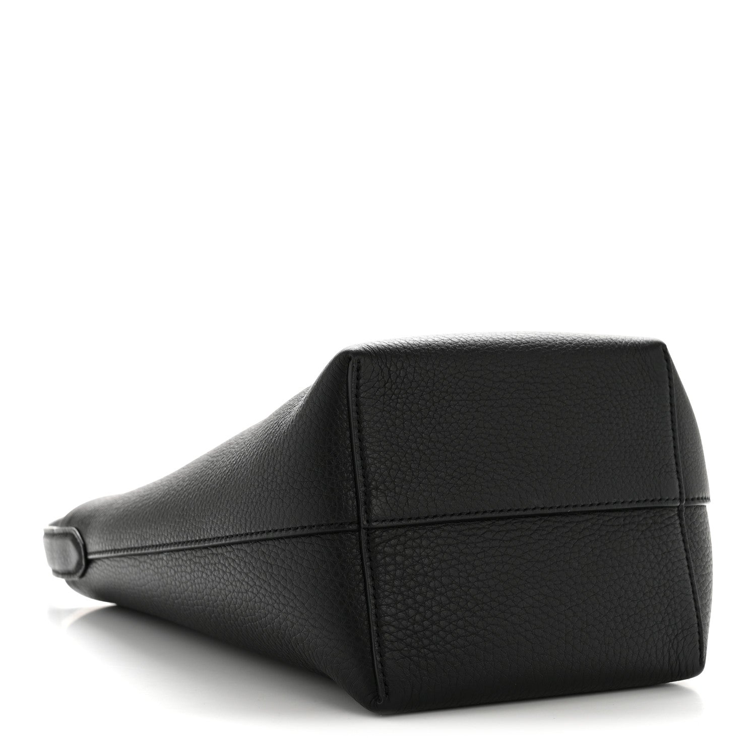 Grained Calfskin Small N/S Park Tote Black