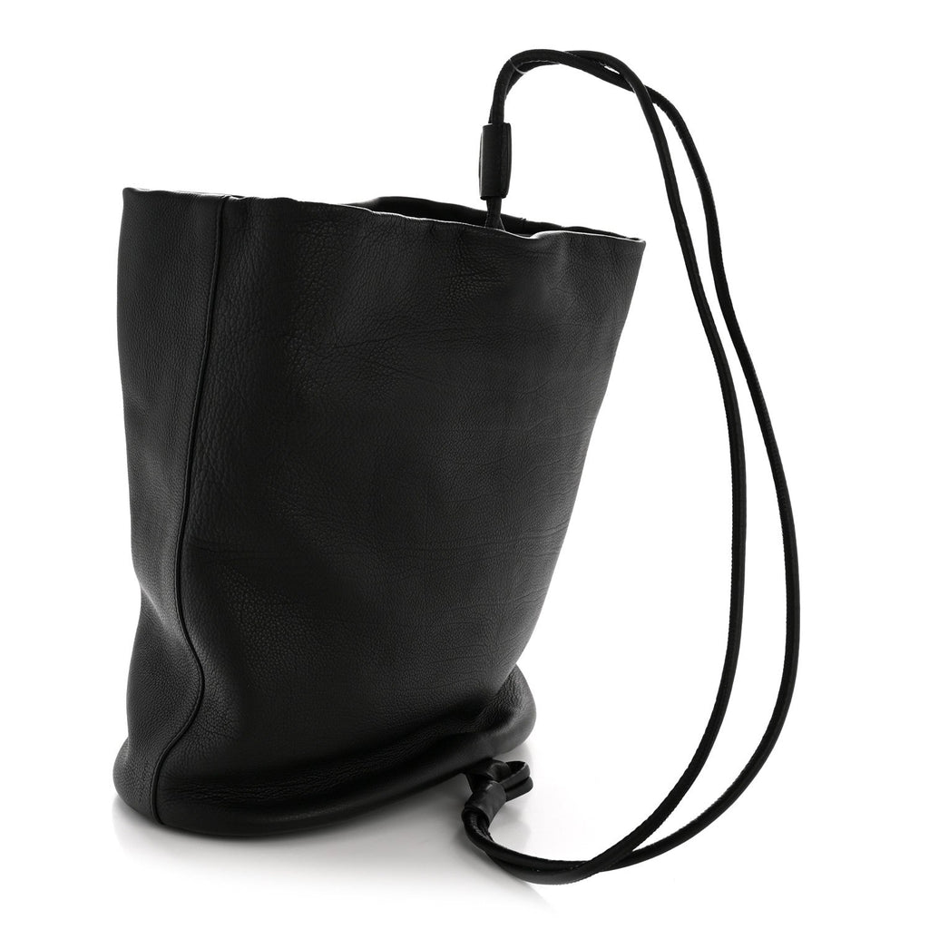 Grained Calfskin Joe Backpack Black