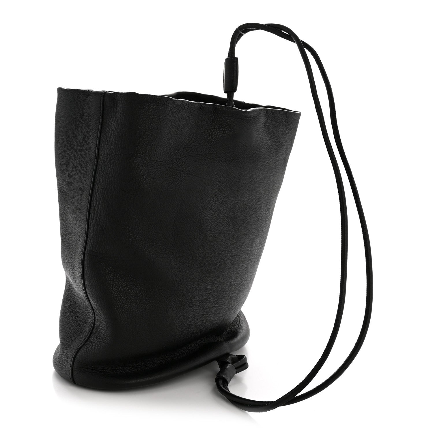 Grained Calfskin Joe Backpack Black