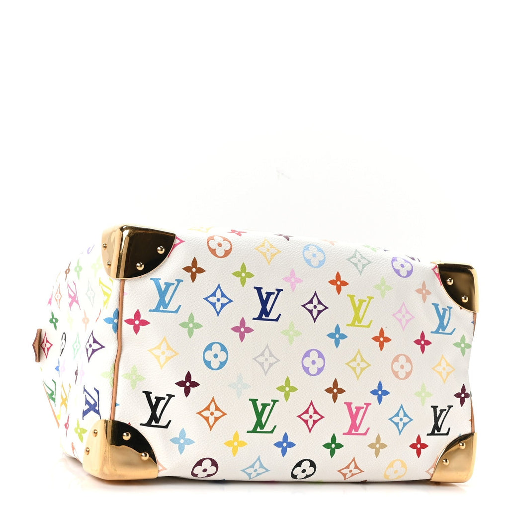 Monogram Multicolor Speedy 30 White