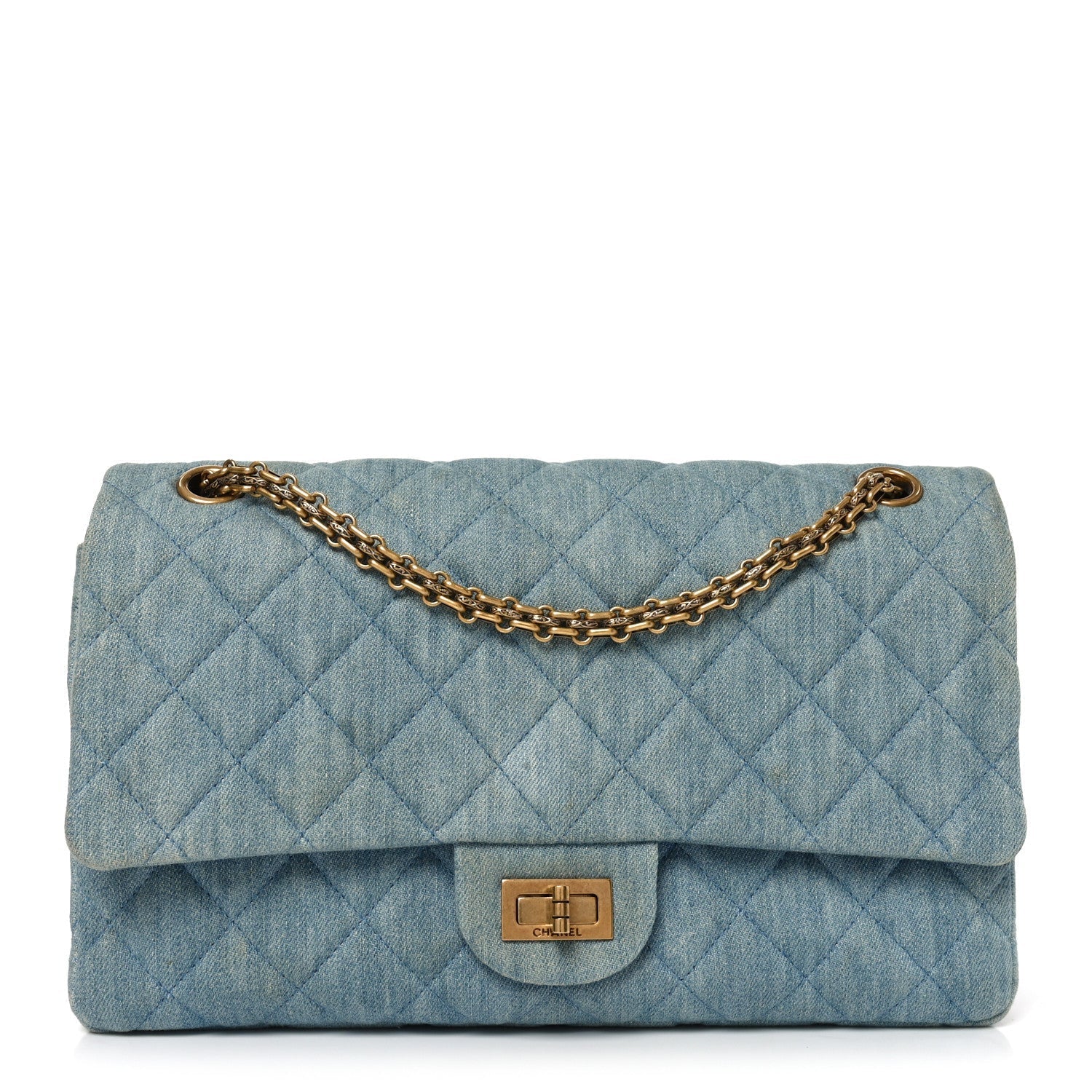 Denim Quilted 2.55 Reissue 226 Flap Light Blue