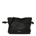 Calfskin Mini Flamenco Knot Clutch Black