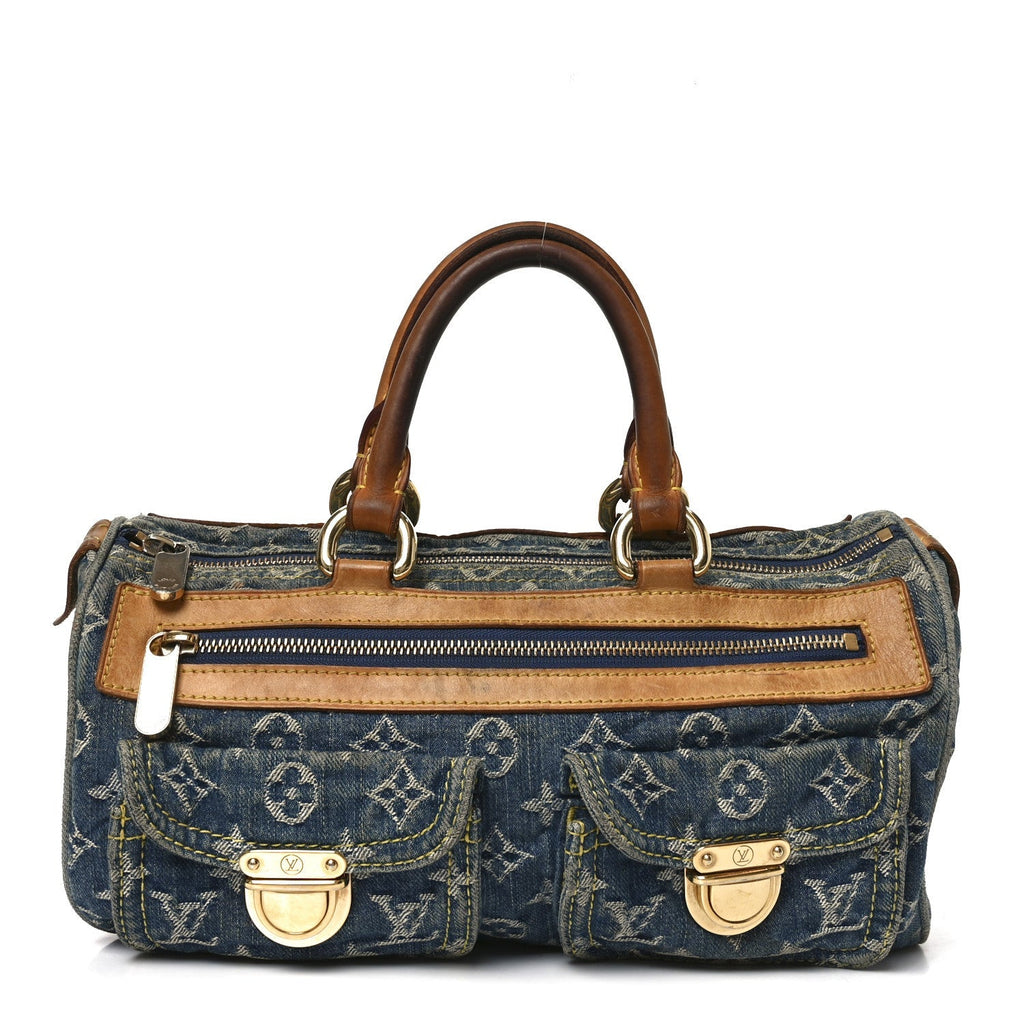 Monogram Denim Neo Speedy Blue
