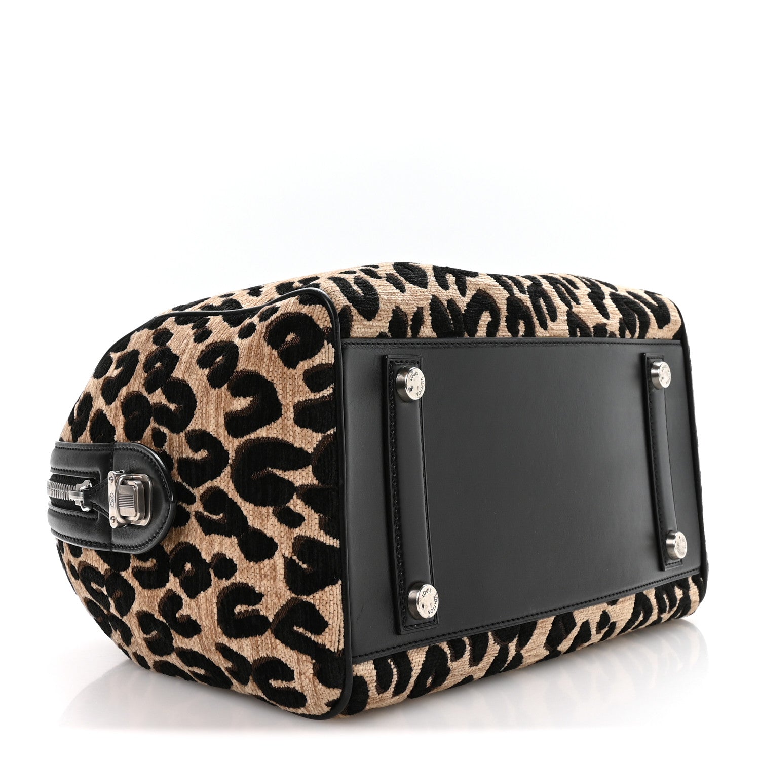 Jacquard Velvet Leopard Print Stephen Sprouse Speedy