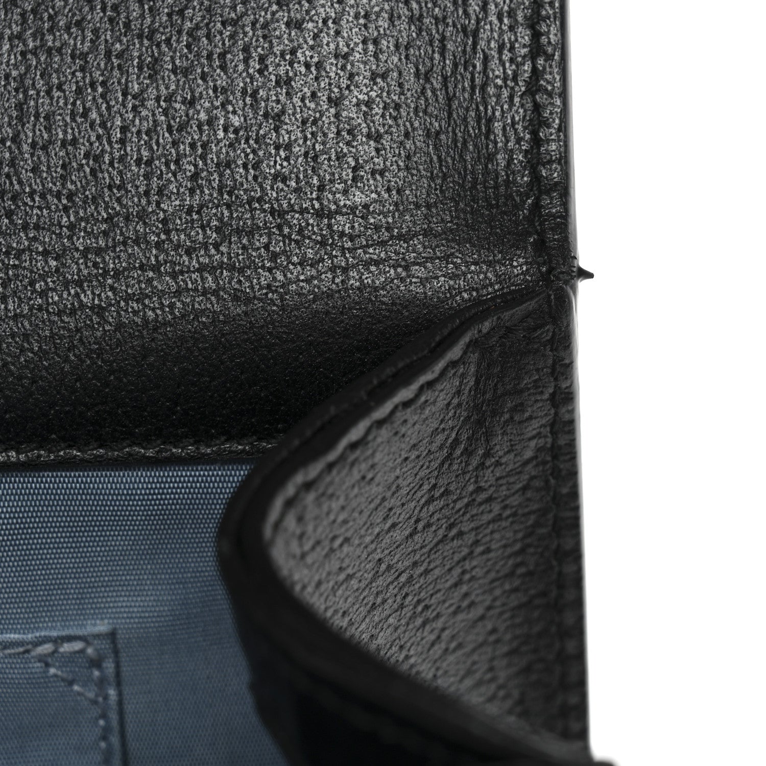 Grained Calfskin Bee Star Small Padlock Shoulder Bag Black