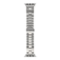 Stainless Steel 42mm Grand H Apple Watch Single Tour Band Gris