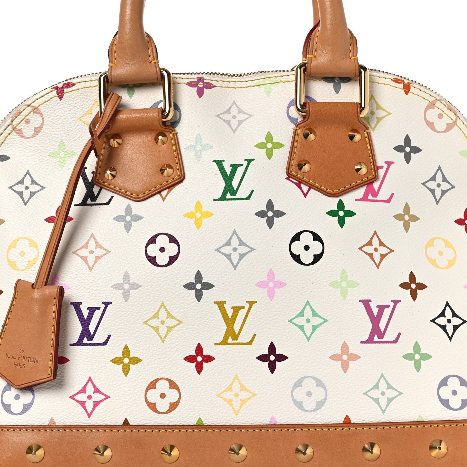 Monogram Multicolor Alma PM White