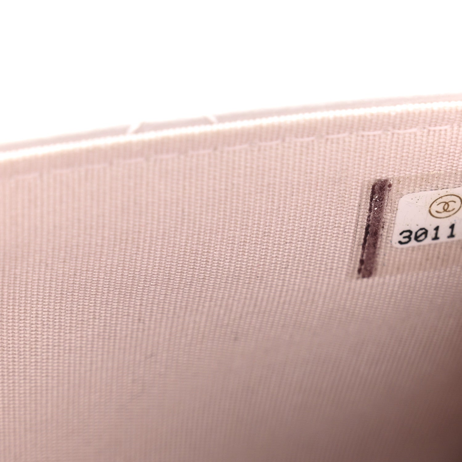 Lambskin Quilted Trendy CC Wallet On Chain WOC Lilac