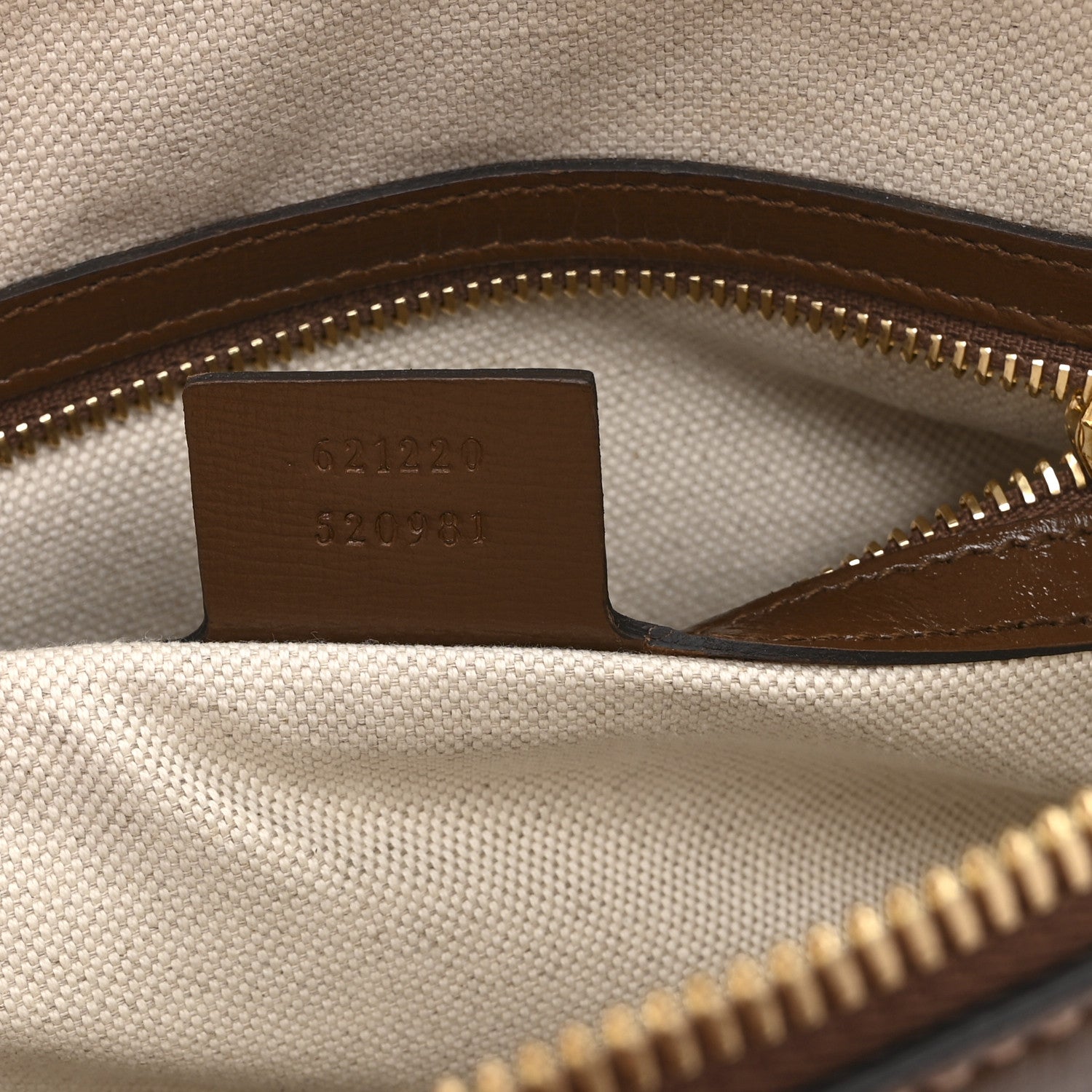 GG Supreme Monogram Azalea Calfskin Small Horsebit 1955 Top Handle Bag Beige Ebony Brown Sugar
