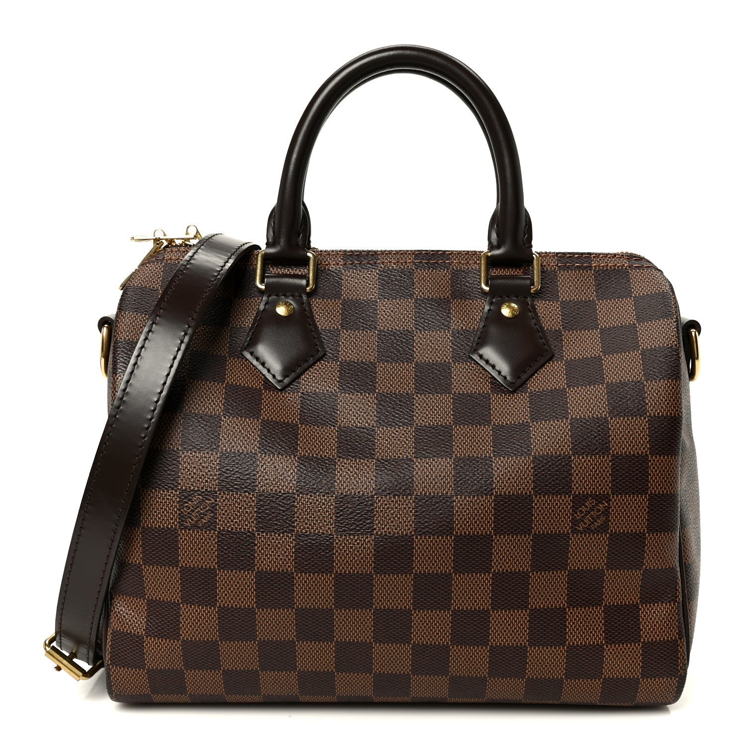 Damier Ebene Speedy Bandouliere 25