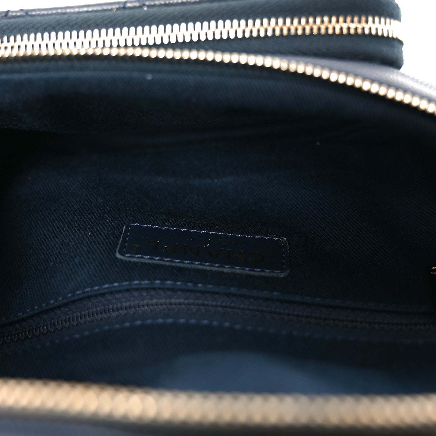 Caviar Quilted Business Affinity Waist Belt Bag Navy