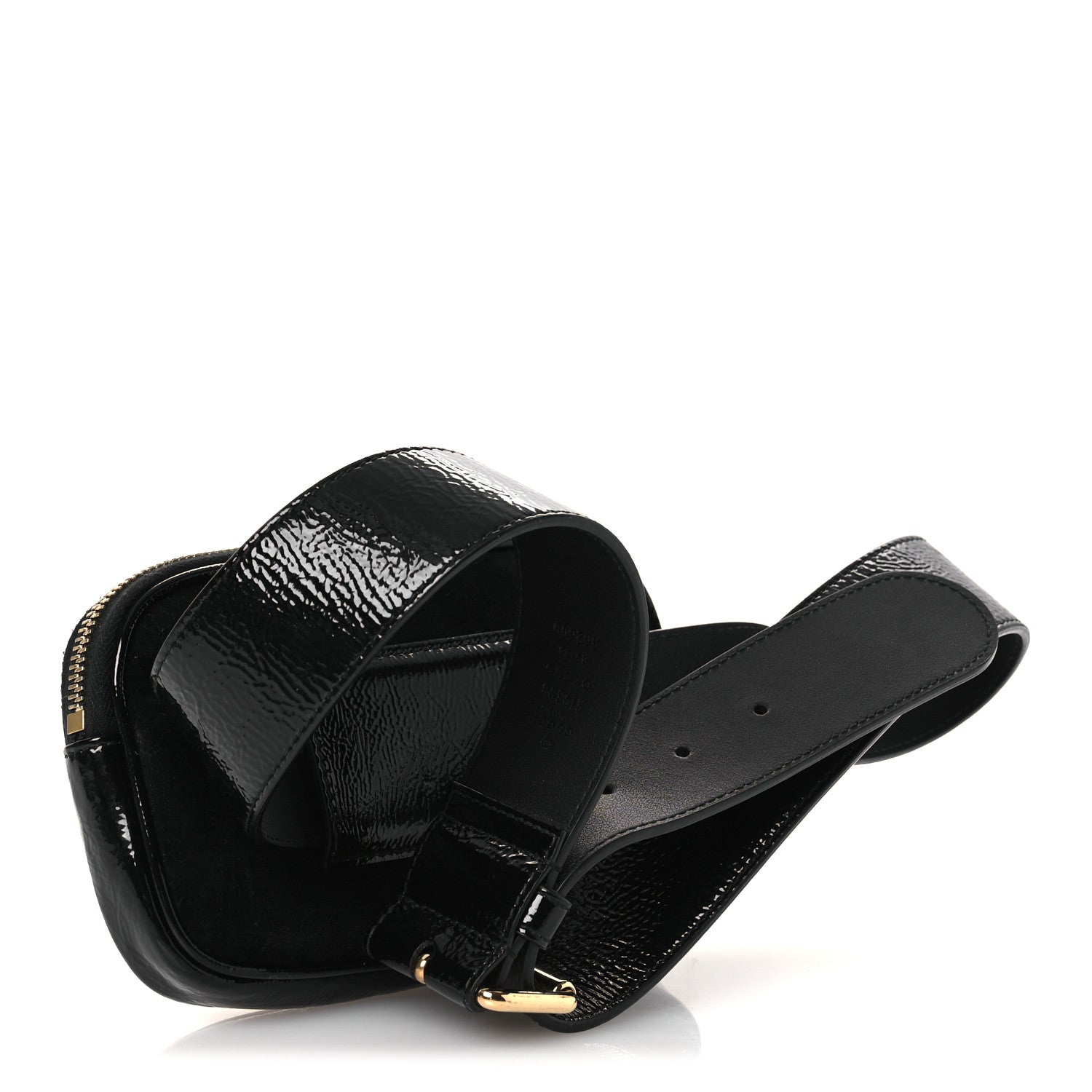 Suede Patent Ophidia Belted iPhone Case 85 34 Black