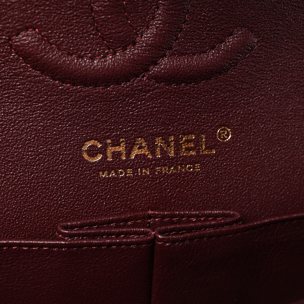 Lambskin Quilted Small Double Flap Black