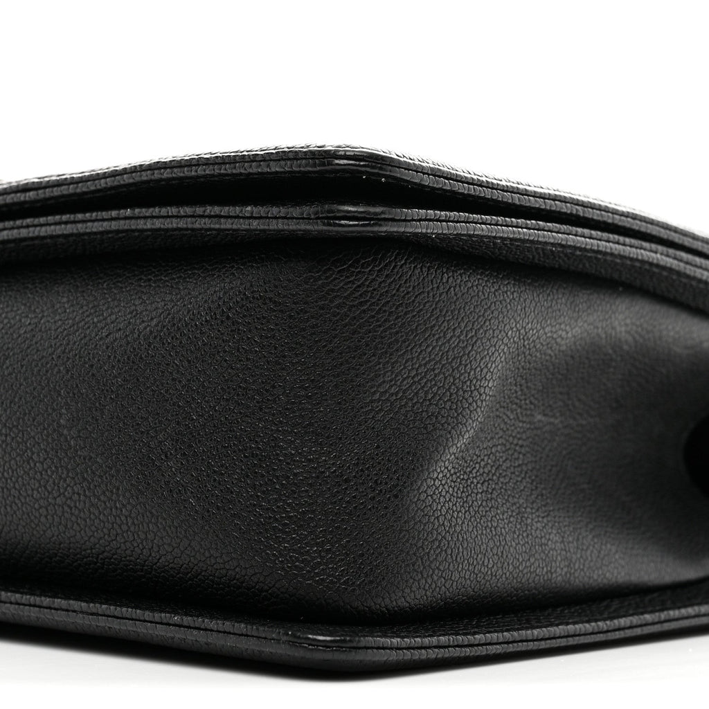 Caviar Quilted New Medium Boy Flap Black