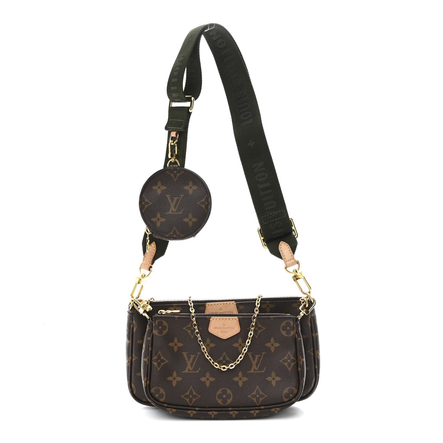 Monogram Multi Pochette Accessories Kaki