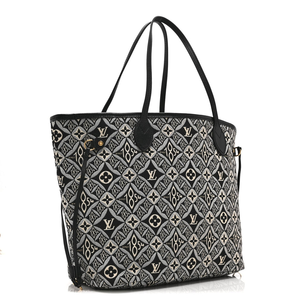 Jacquard Since 1854 Neverfull MM Grey