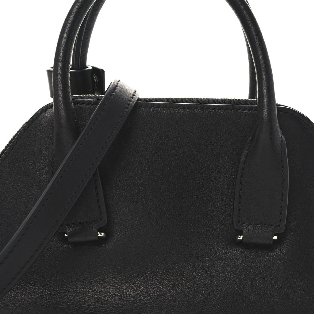 Saddle Calfskin Mini Devon Bag Black