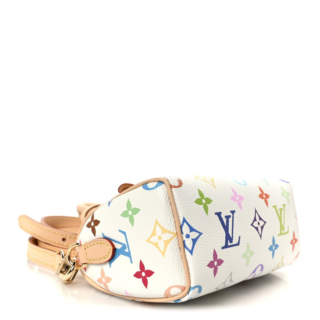 LV X TM Monogram Multicolor Nano Speedy White