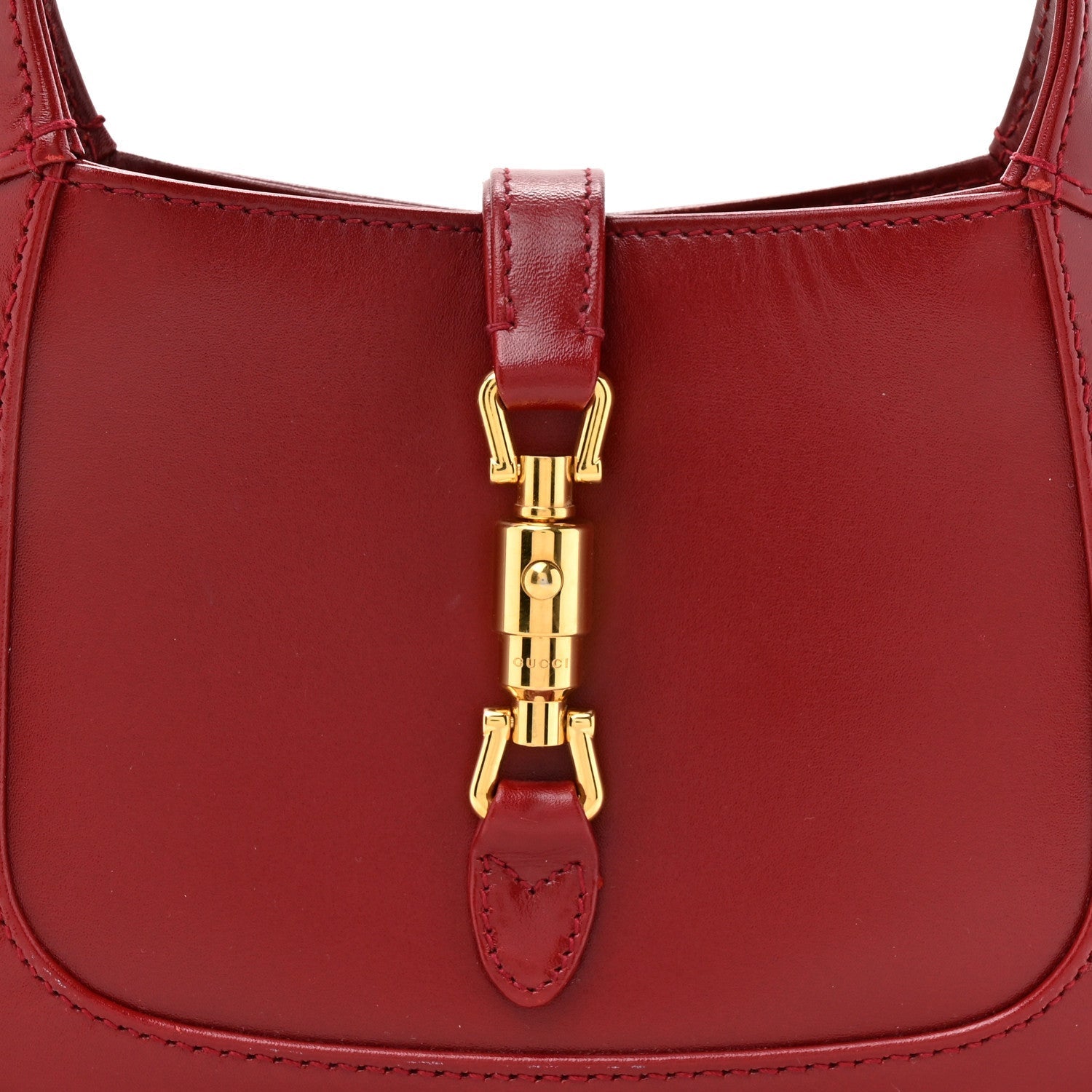 Boarded Dyana Lux Calfskin Mini Jackie 1961 Hobo New Cherry Red