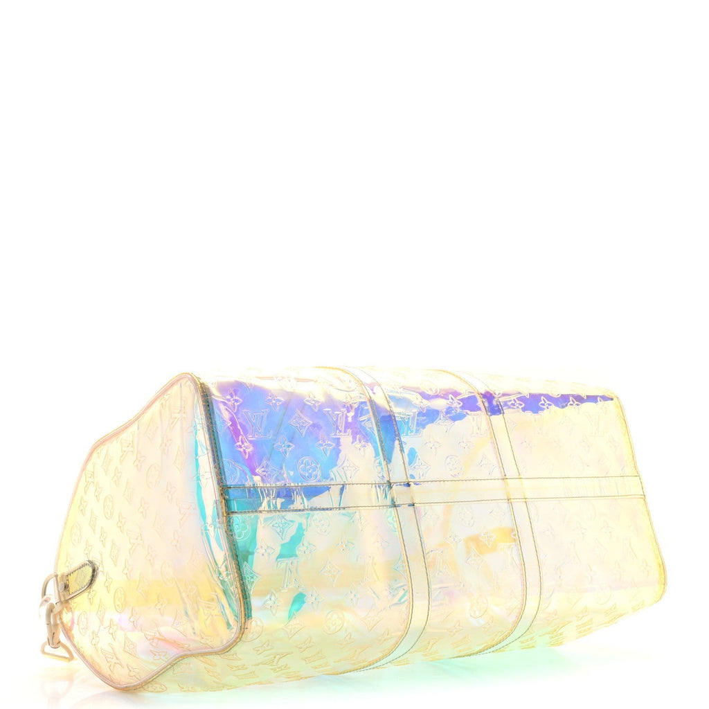 PVC Monogram Keepall Bandouliere 50 Iridescent Prism